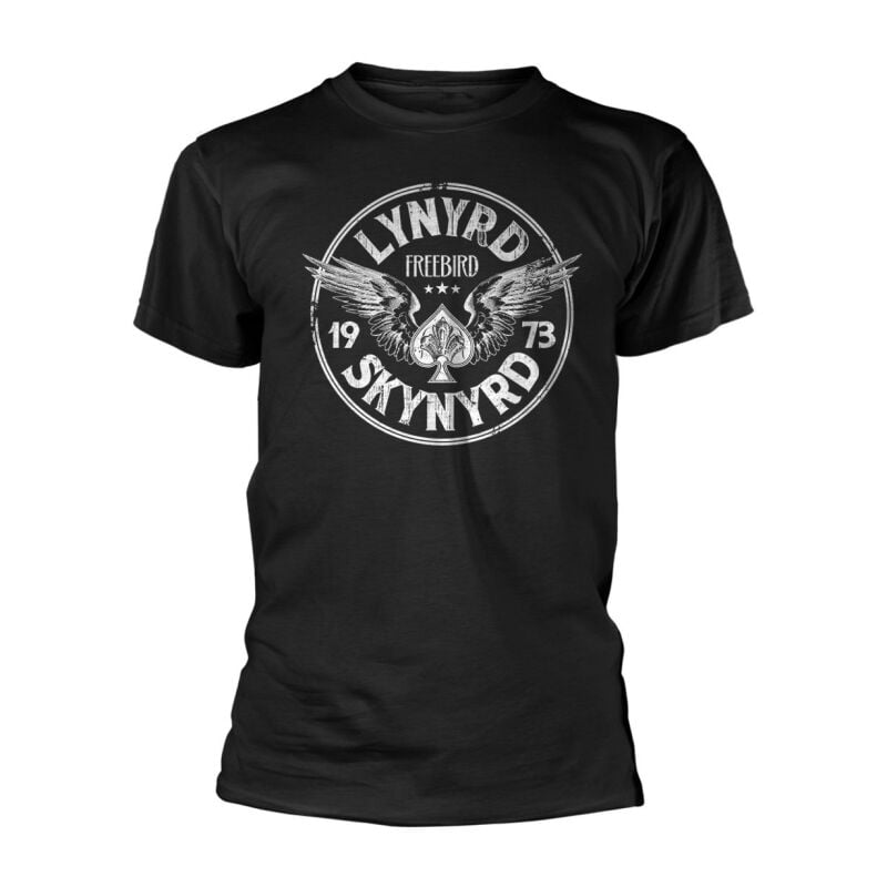 Lynyrd Skynyrd Free Bird 73 Wings T-Shirt black - Image 2