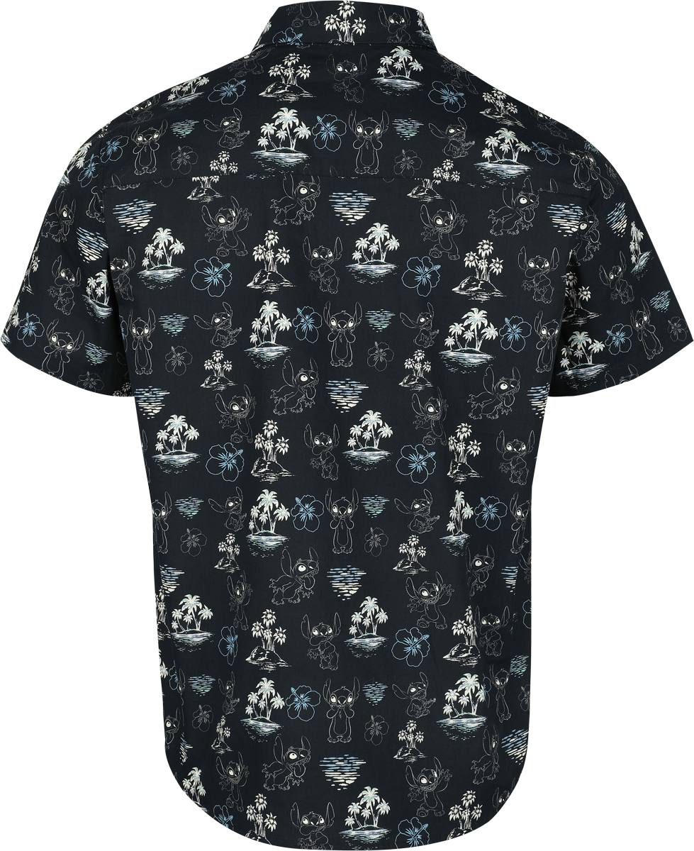 Lilo & Stitch Black Summer Short-sleeved Shirt multicolour - Image 3