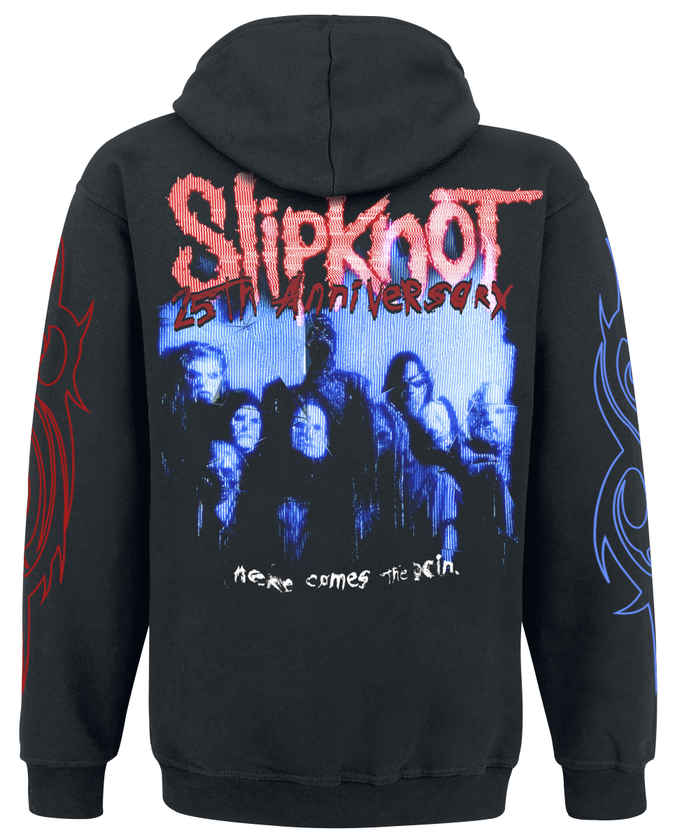 Slipknot Tour 2024 Glitch Hoodie black - Image 3