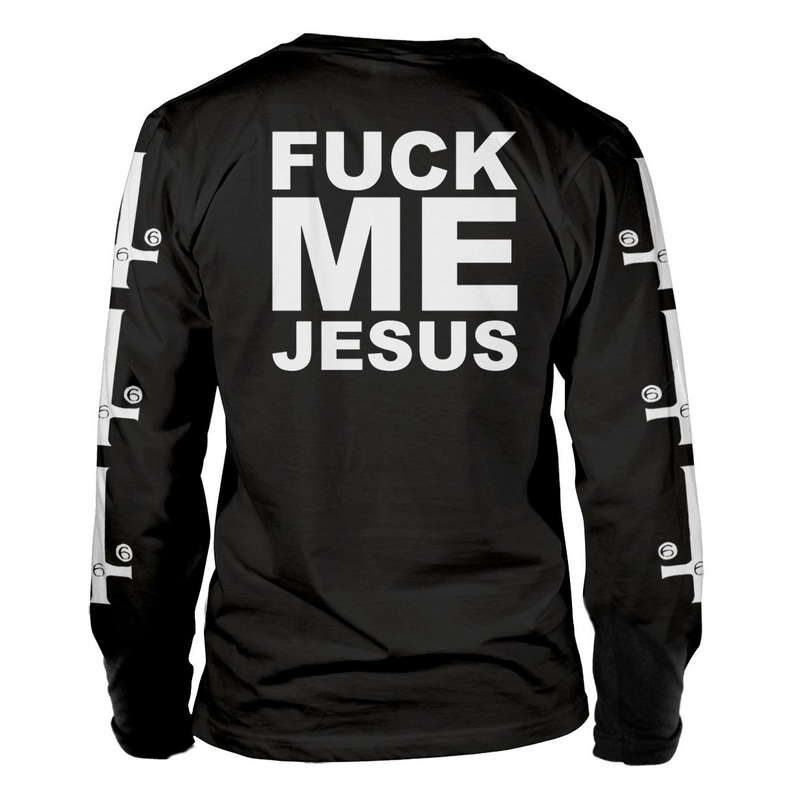 Marduk Fuck me Jesus Long-sleeve Shirt black - Image 3