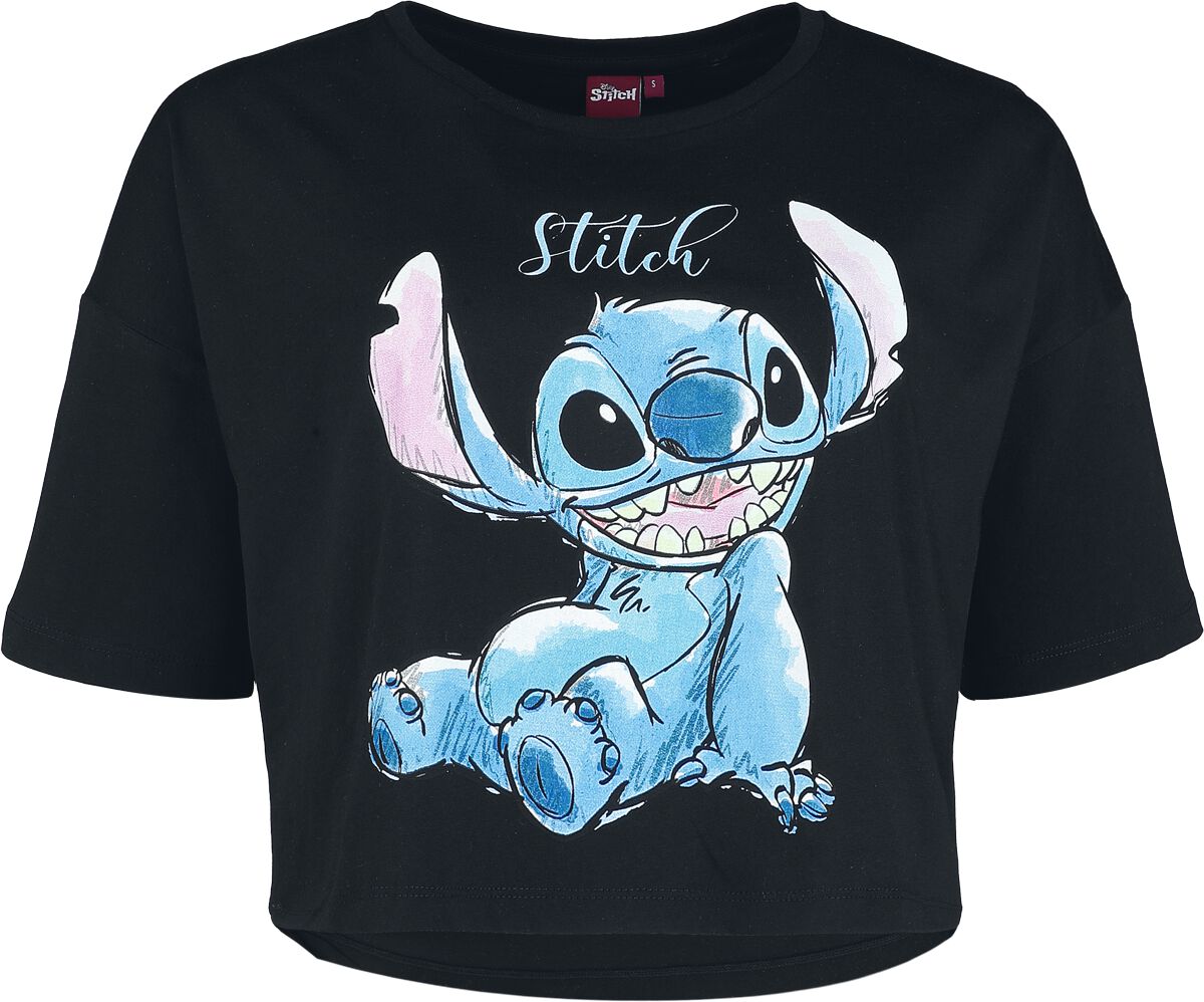 Lilo & Stitch Stitch T-Shirt black - Image 2