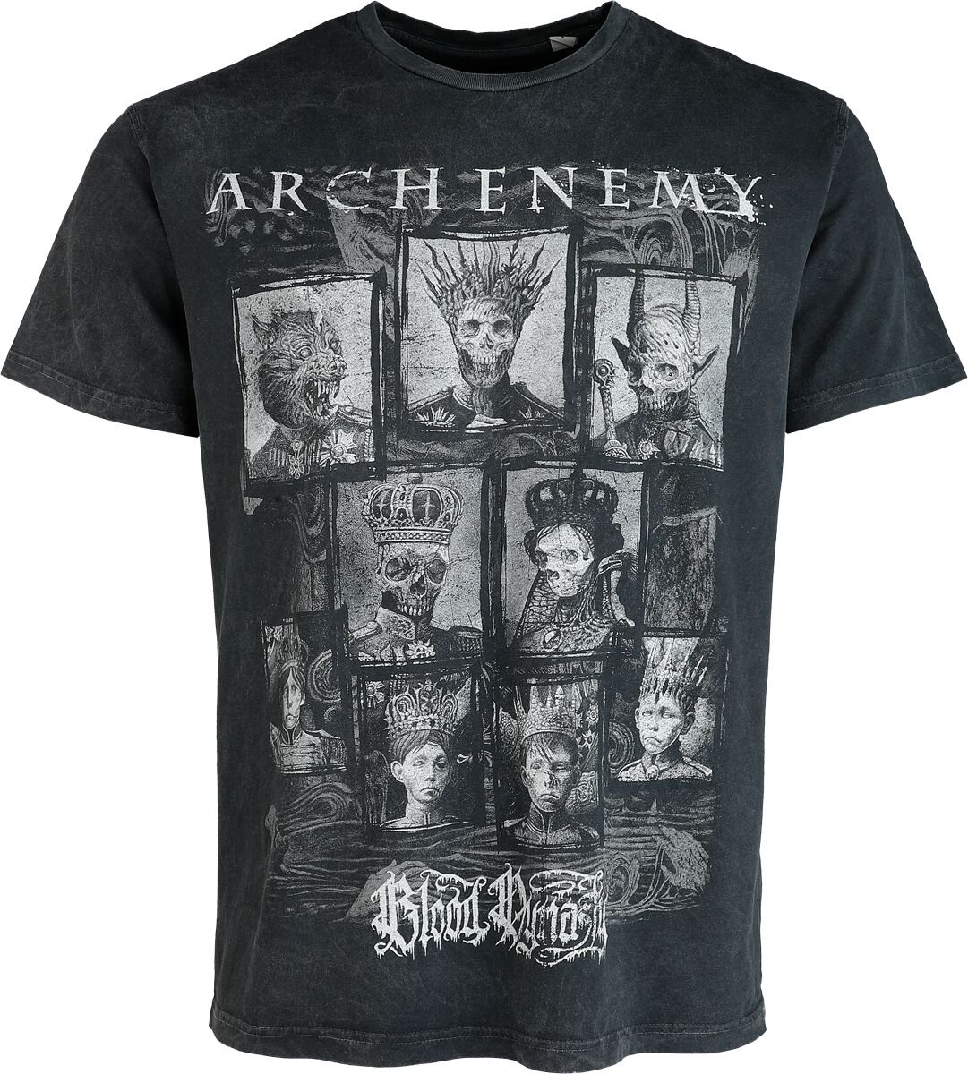 Arch Enemy Family Cards T-Shirt grey - Image 2