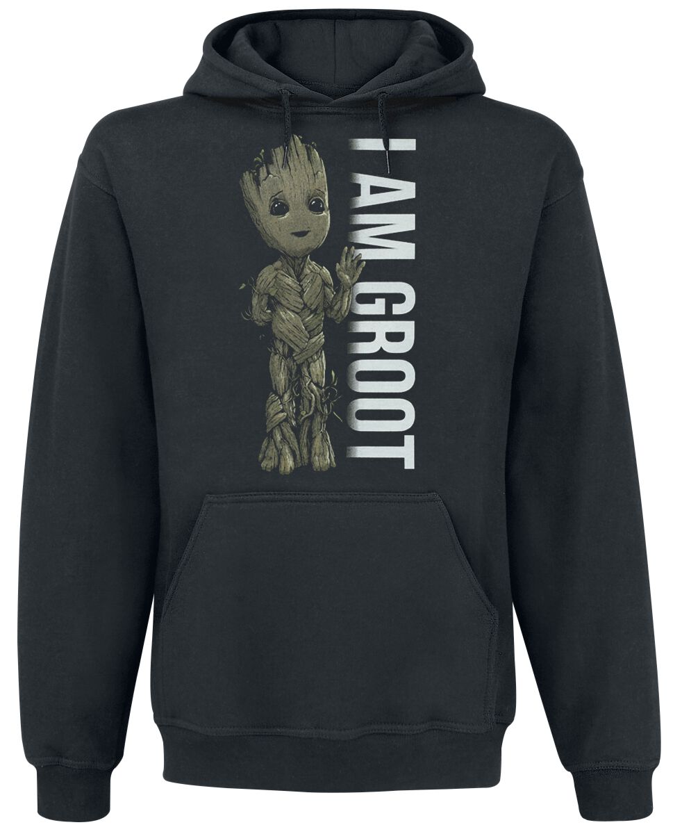 Guardians Of The Galaxy I Am Groot - Profile Hoodie black - Image 2