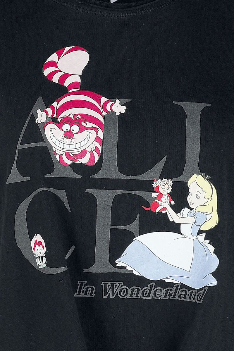 Alice in Wonderland Alice - Wording Top black - Image 3