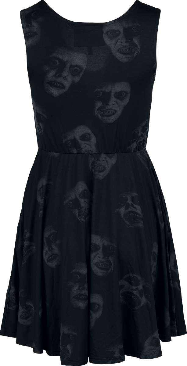 The Exorcist by Killstar Excellent day for an Excorcism - Skater Dress Mini Dress black grey - Image 3