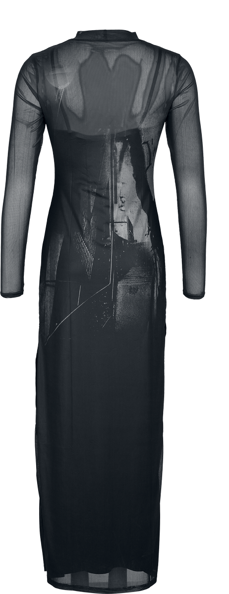 The Exorcist by Killstar Do you know what she did? - Maxi Dress Maxi Dress black grey - Image 3