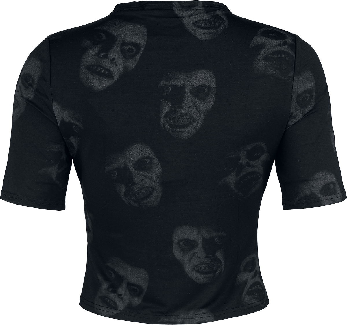 The Exorcist by Killstar Pazuzu Top T-Shirt black grey - Image 3