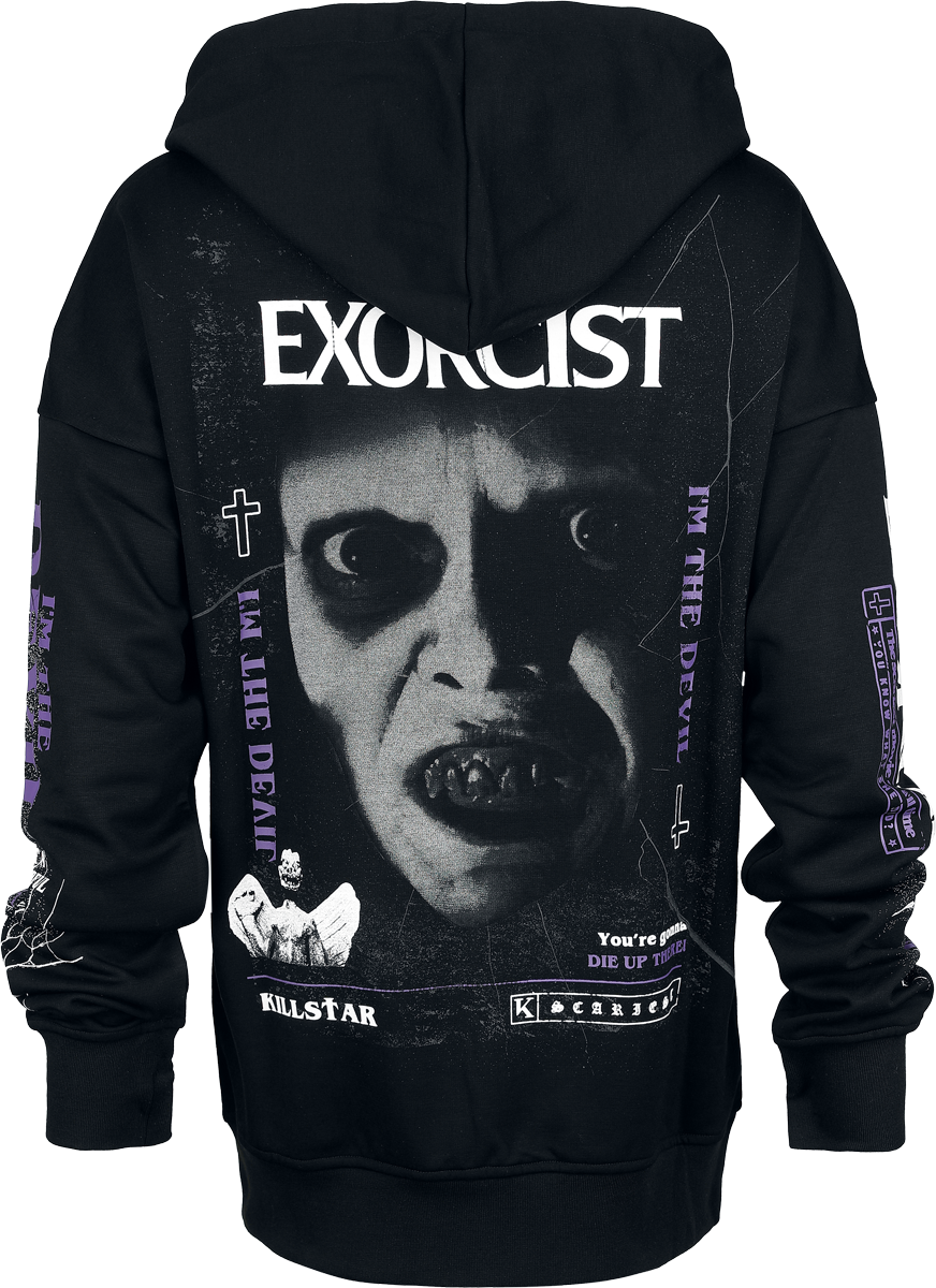 The Exorcist by Killstar I'm not the Devil - Hoodie Hoodie Jacket black - Image 3