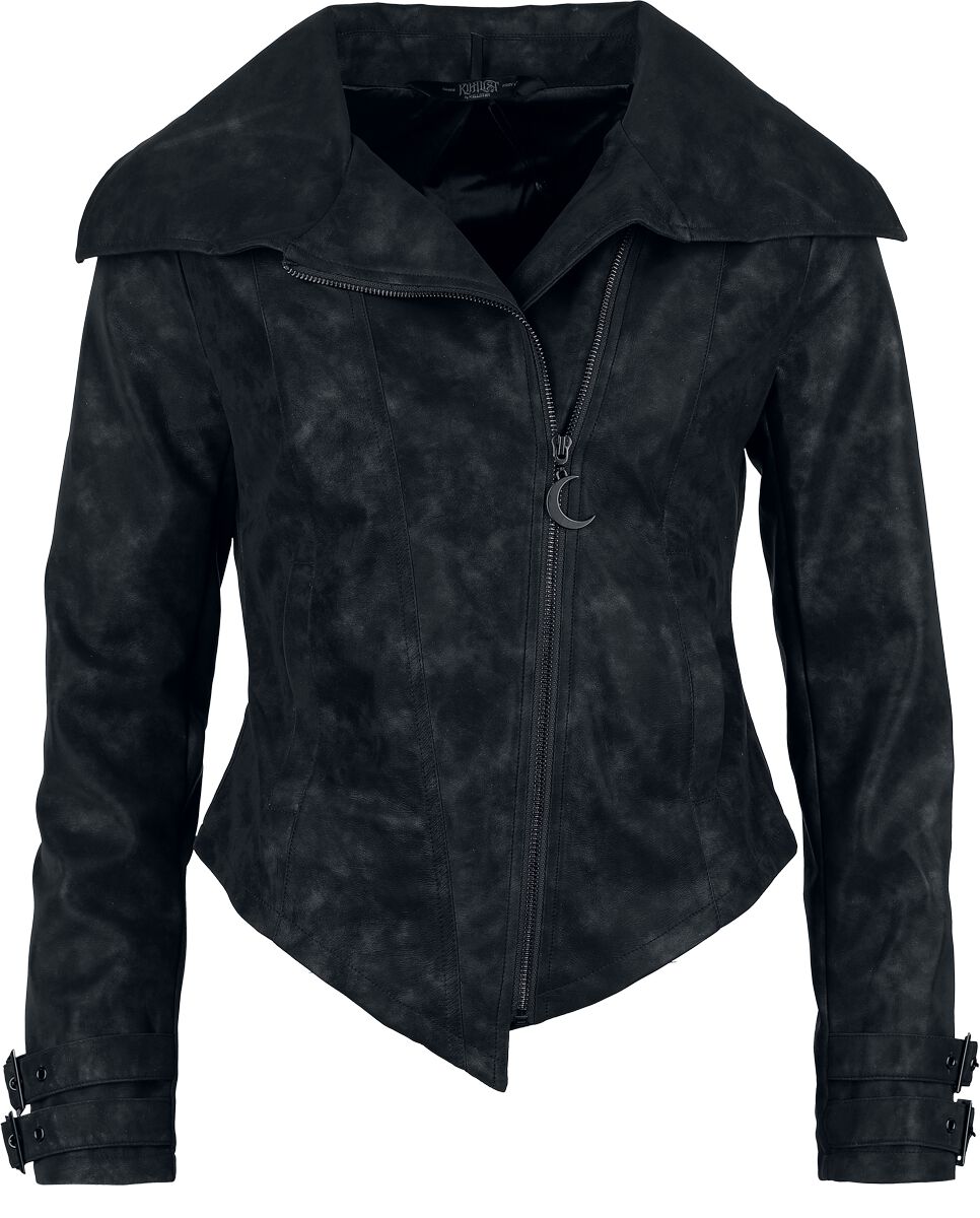 KIHILIST by KILLSTAR Lunar Lycan Jacket Biker Jacket black - Image 2