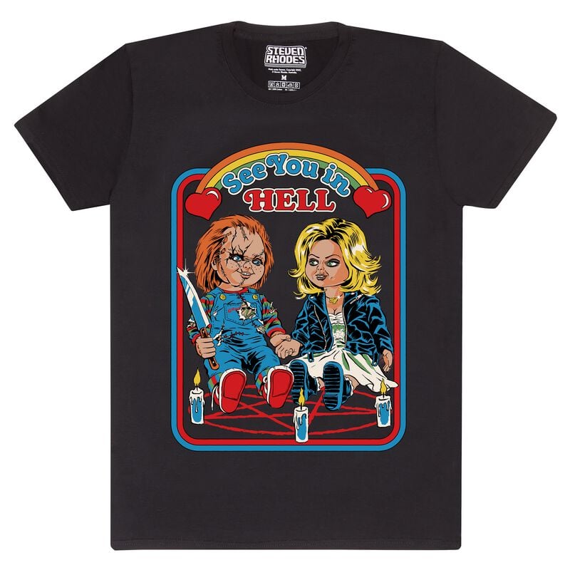Steven Rhodes Steven Rhodes x Chucky See You In Hell T-Shirt black - Image 2