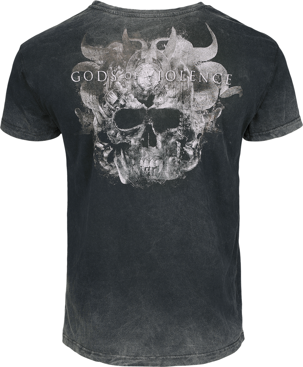 Kreator Gods Of Violence T-Shirt anthracite - Image 3