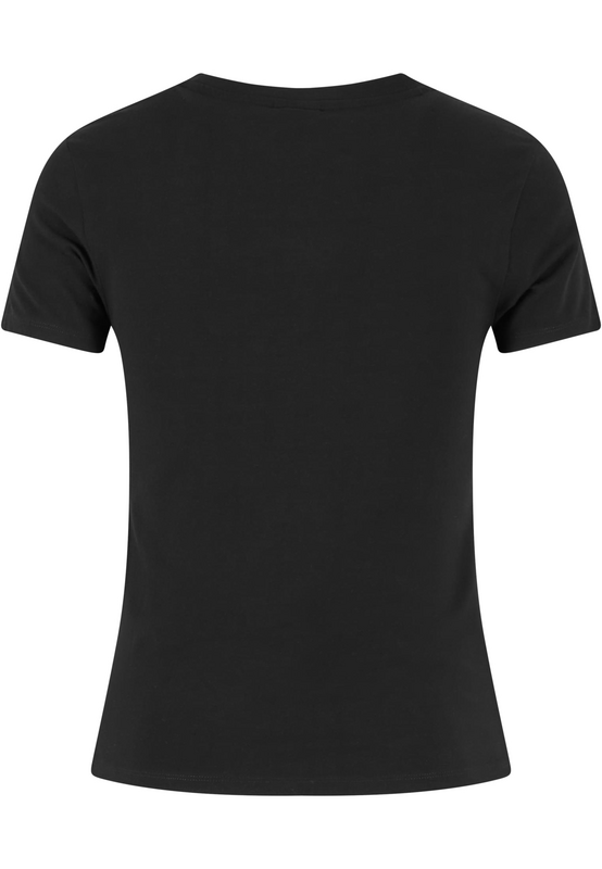 Urban Classics Ladies' Short Cut-Out T-shirt T-Shirt black - Image 3
