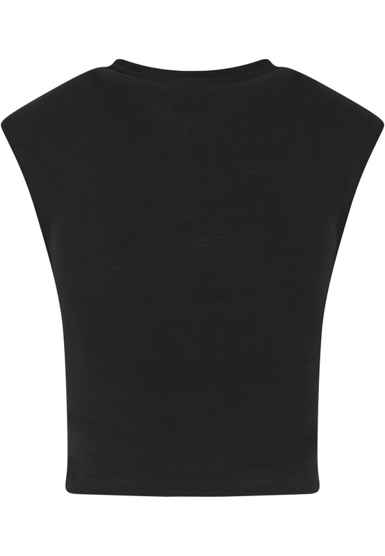 Urban Classics Ladies' Cropped Wrapped Top Top black - Image 3