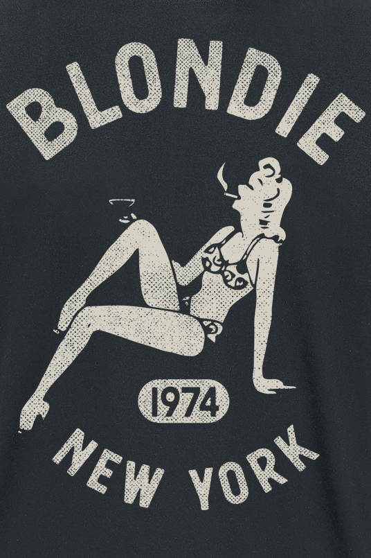 Blondie Bar Girl 1984 T-Shirt black - Image 3