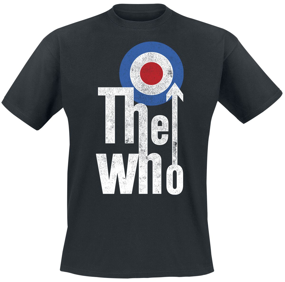 The Who Distressed Target Logo T-Shirt black - Image 2