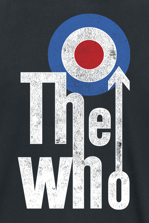 The Who Distressed Target Logo T-Shirt black - Image 3