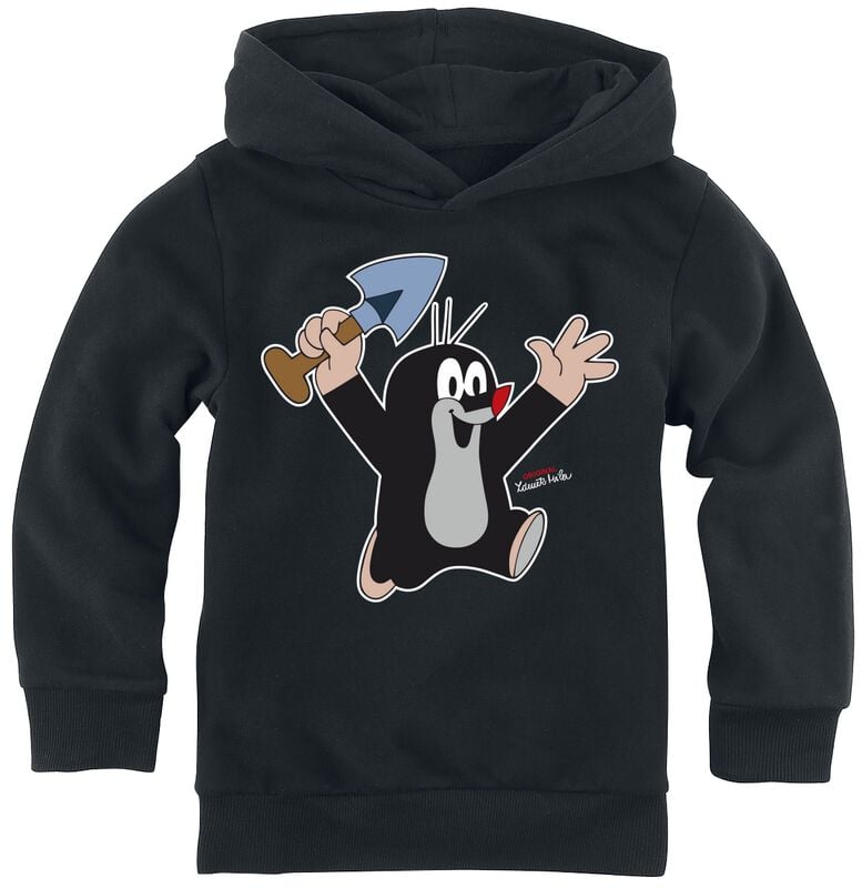 The Mole Little Mole - Shovel Hoodie black - Image 2
