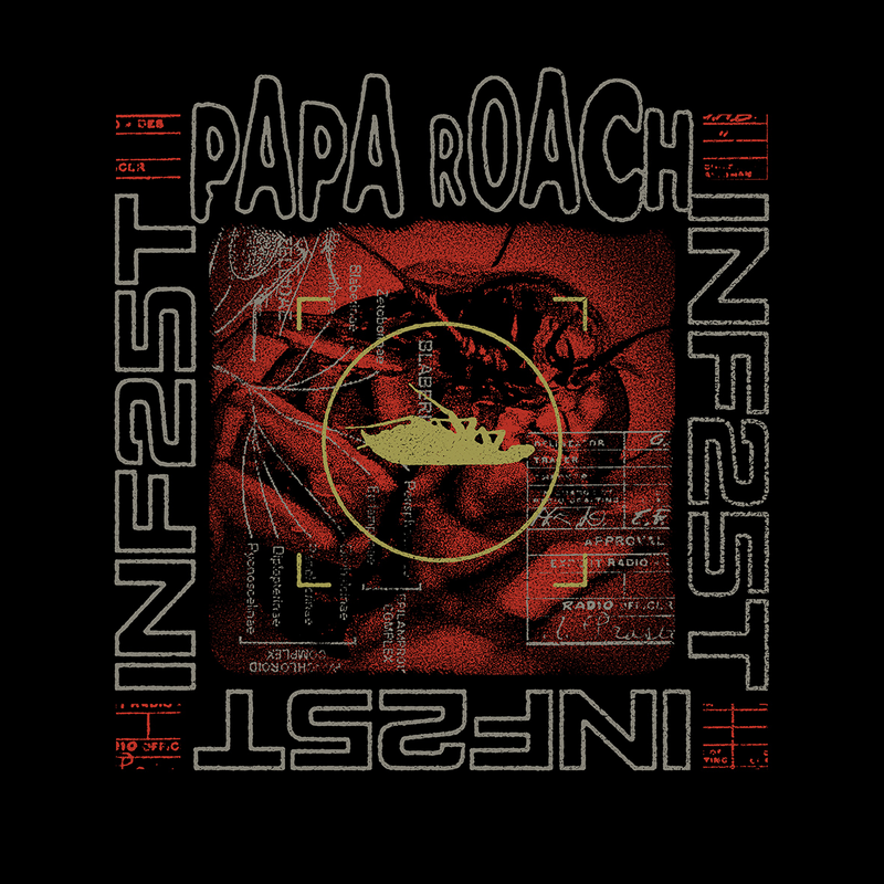 Papa Roach Lab T-Shirt black - Image 3