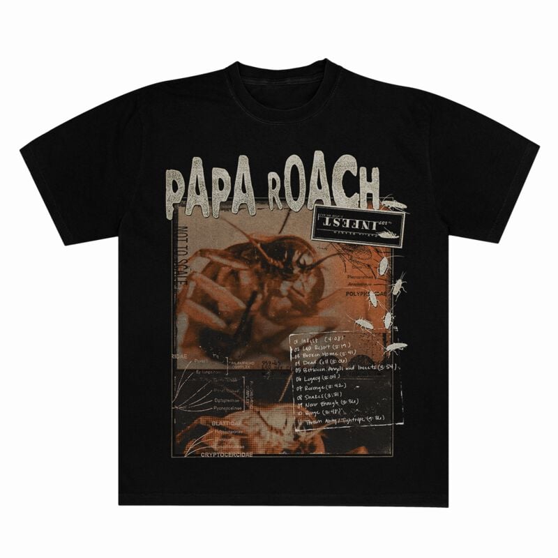 Papa Roach Scraps T-Shirt black - Image 2