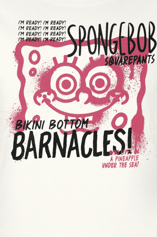SpongeBob SquarePants Bikini Bottom Barnacles! T-Shirt beige - Image 3