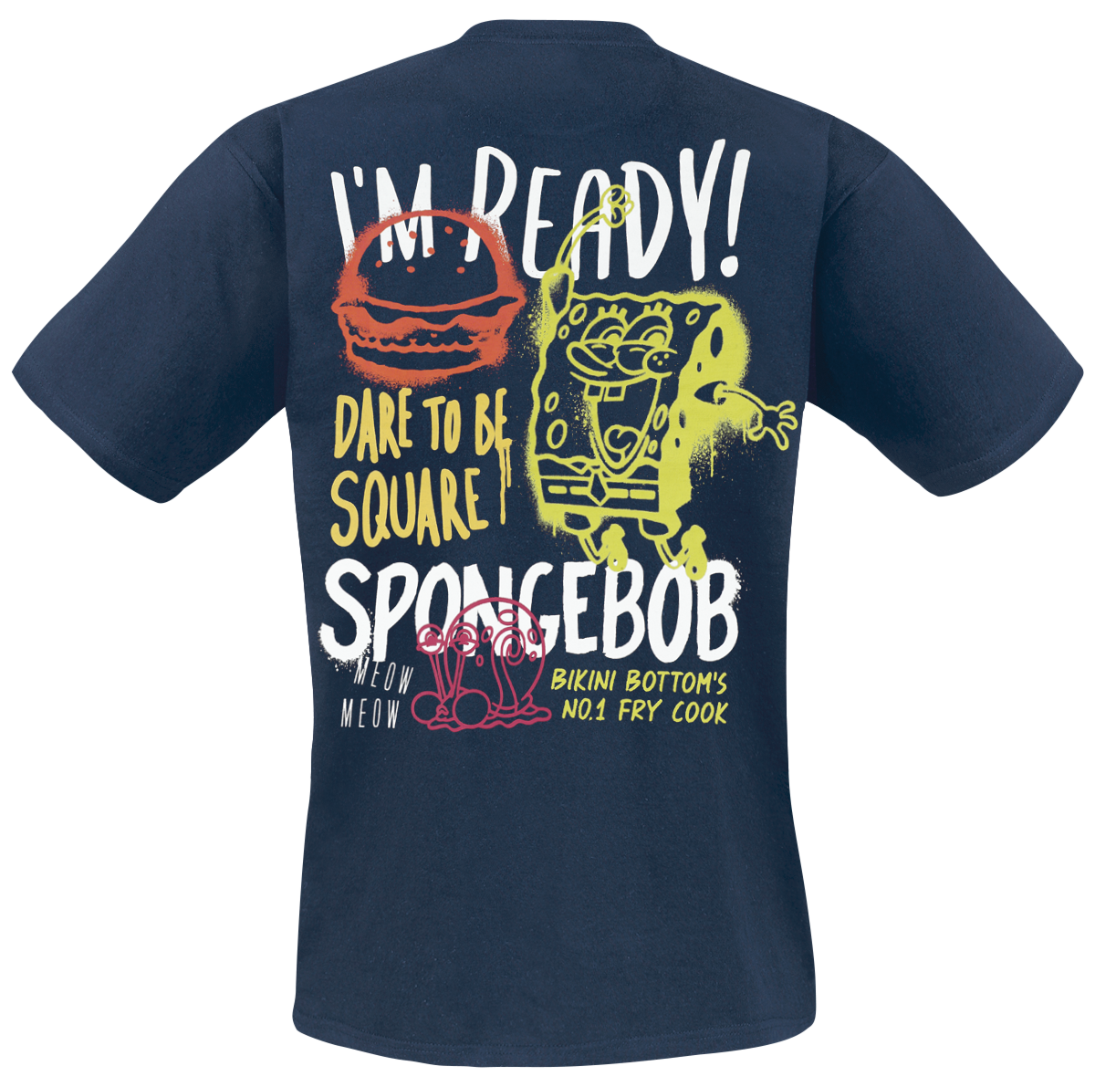 SpongeBob SquarePants I´m Ready! T-Shirt blue - Image 3