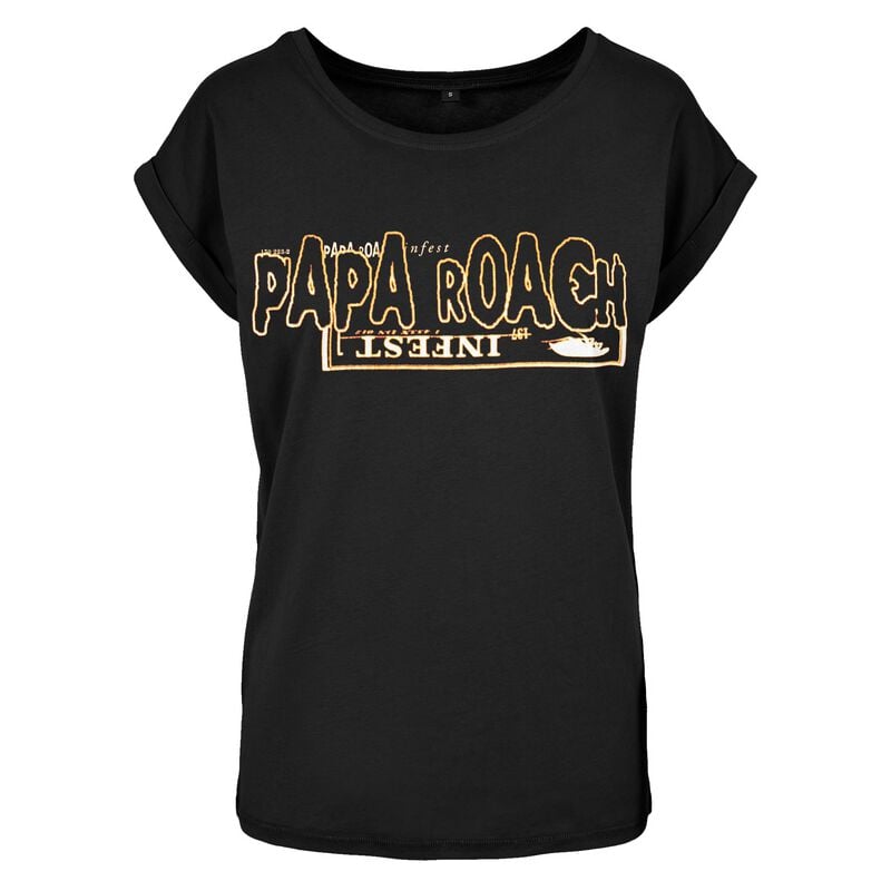 Papa Roach Horizontal T-Shirt black - Image 2