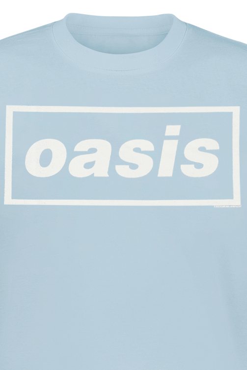 Oasis Decca Logo T-Shirt blue - Image 3