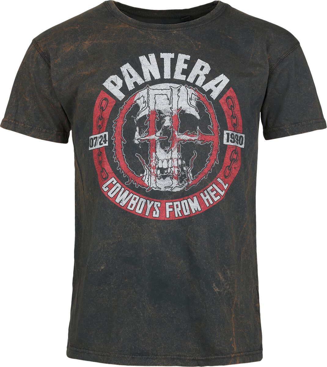 Pantera Skull Circle T-Shirt rust - Image 2