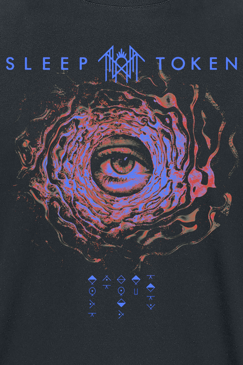 Sleep Token Vortex Eye T-Shirt black - Image 3