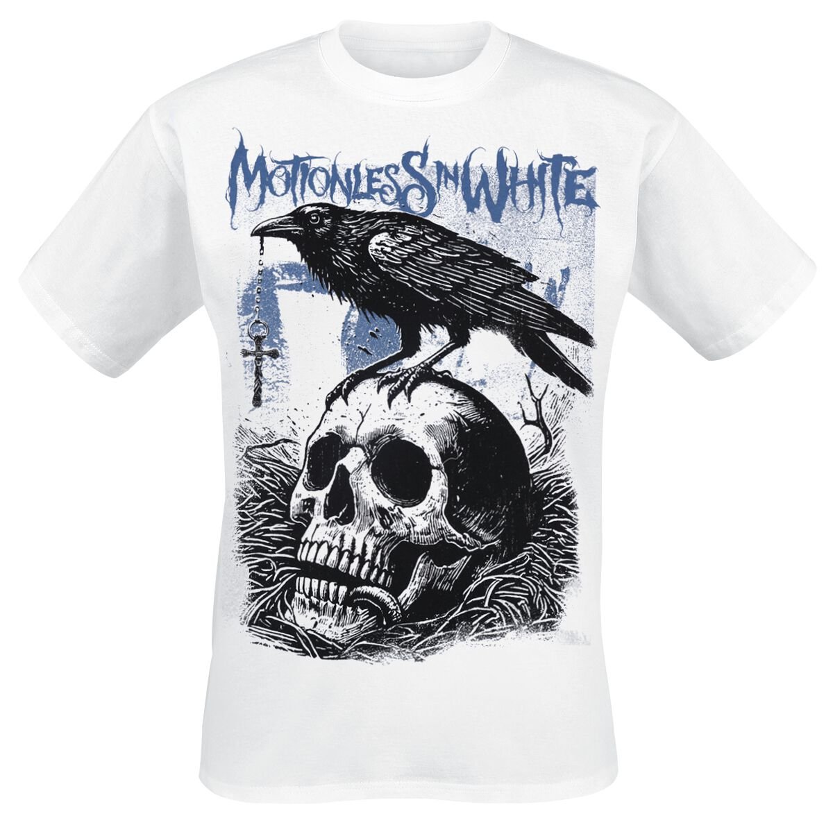 Motionless In White Crow T-Shirt white - Image 2