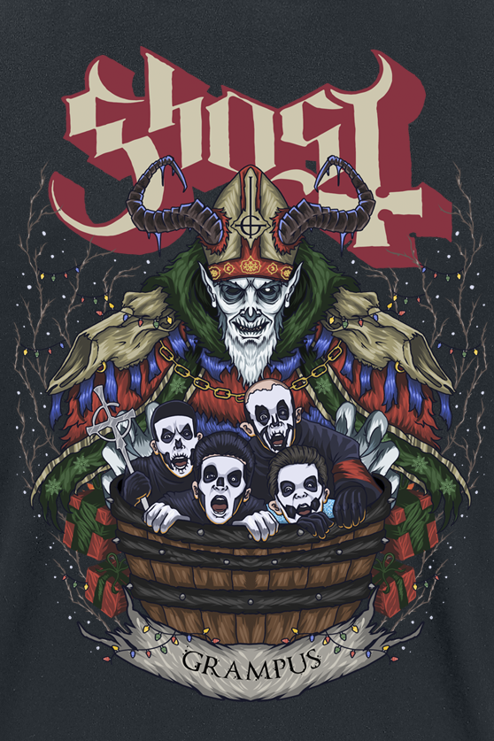 Ghost Grampus Nihil T-Shirt black - Image 3