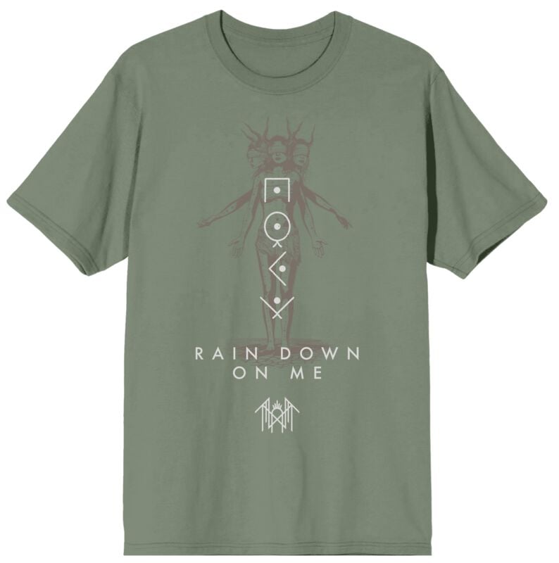 Sleep Token Rain T-Shirt green - Image 2
