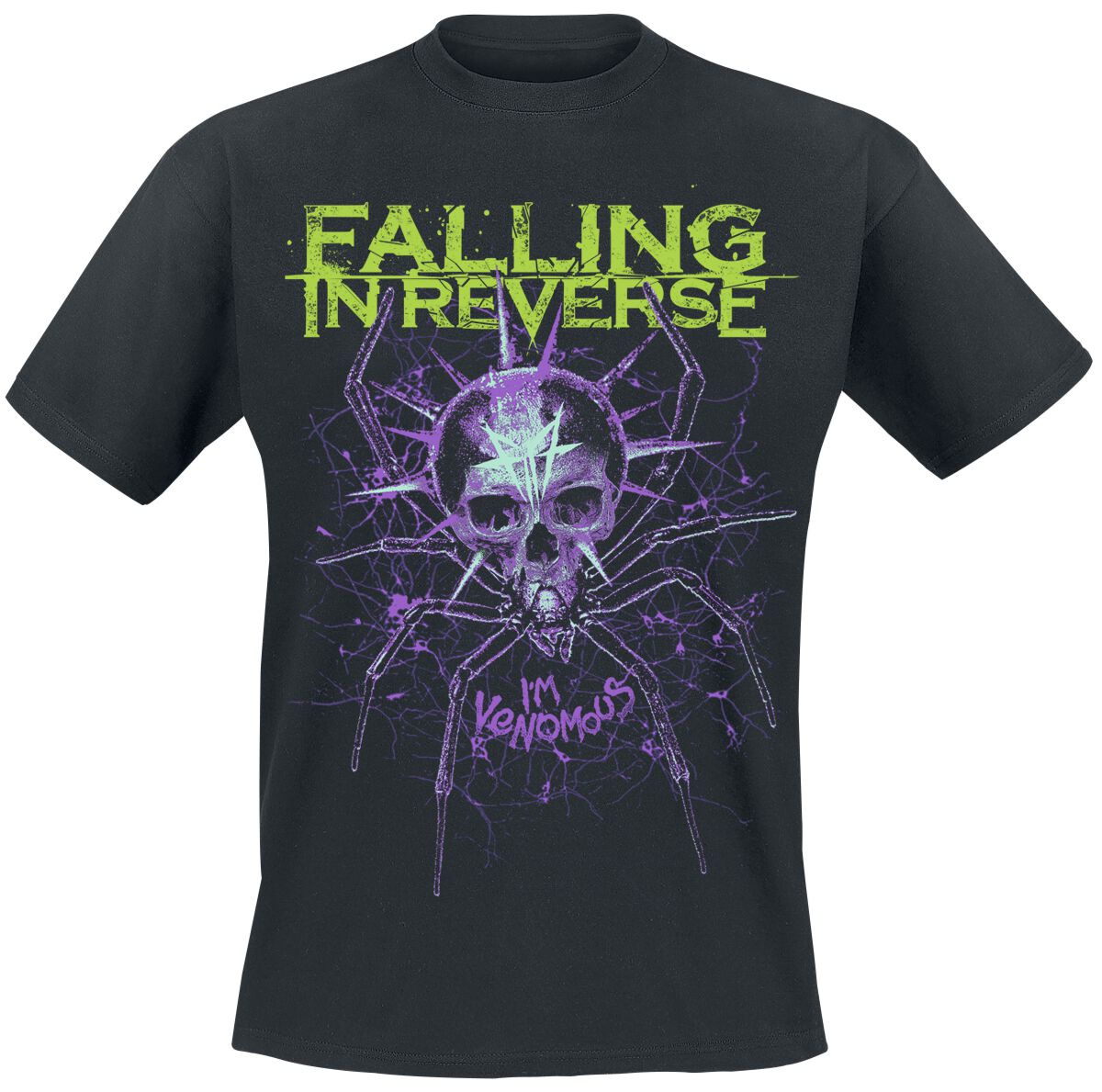 Falling In Reverse Spider T-Shirt black - Image 2