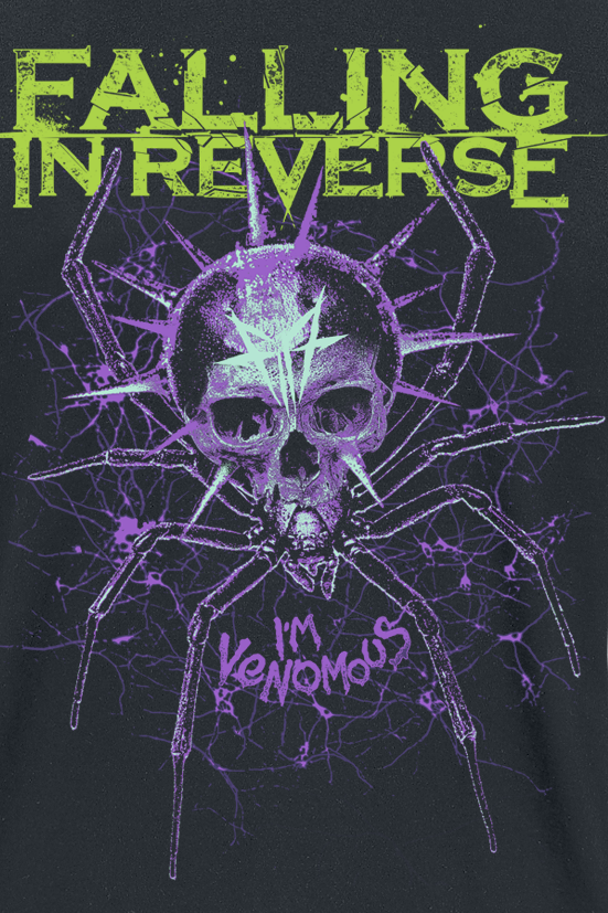 Falling In Reverse Spider T-Shirt black - Image 3