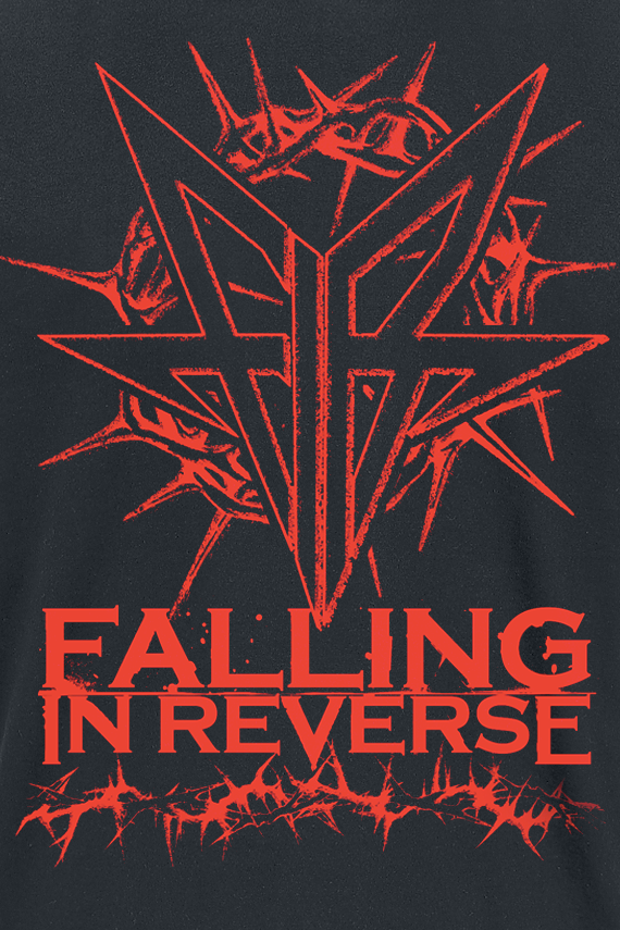 Falling In Reverse Thorns T-Shirt black - Image 3