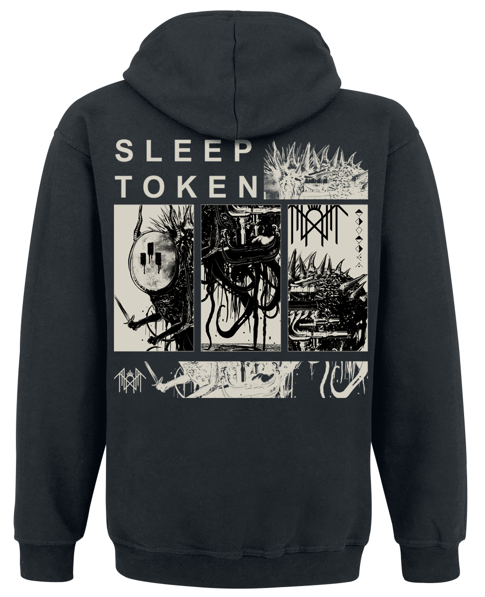 Sleep Token Symbols And Beings Hoodie black - Image 3