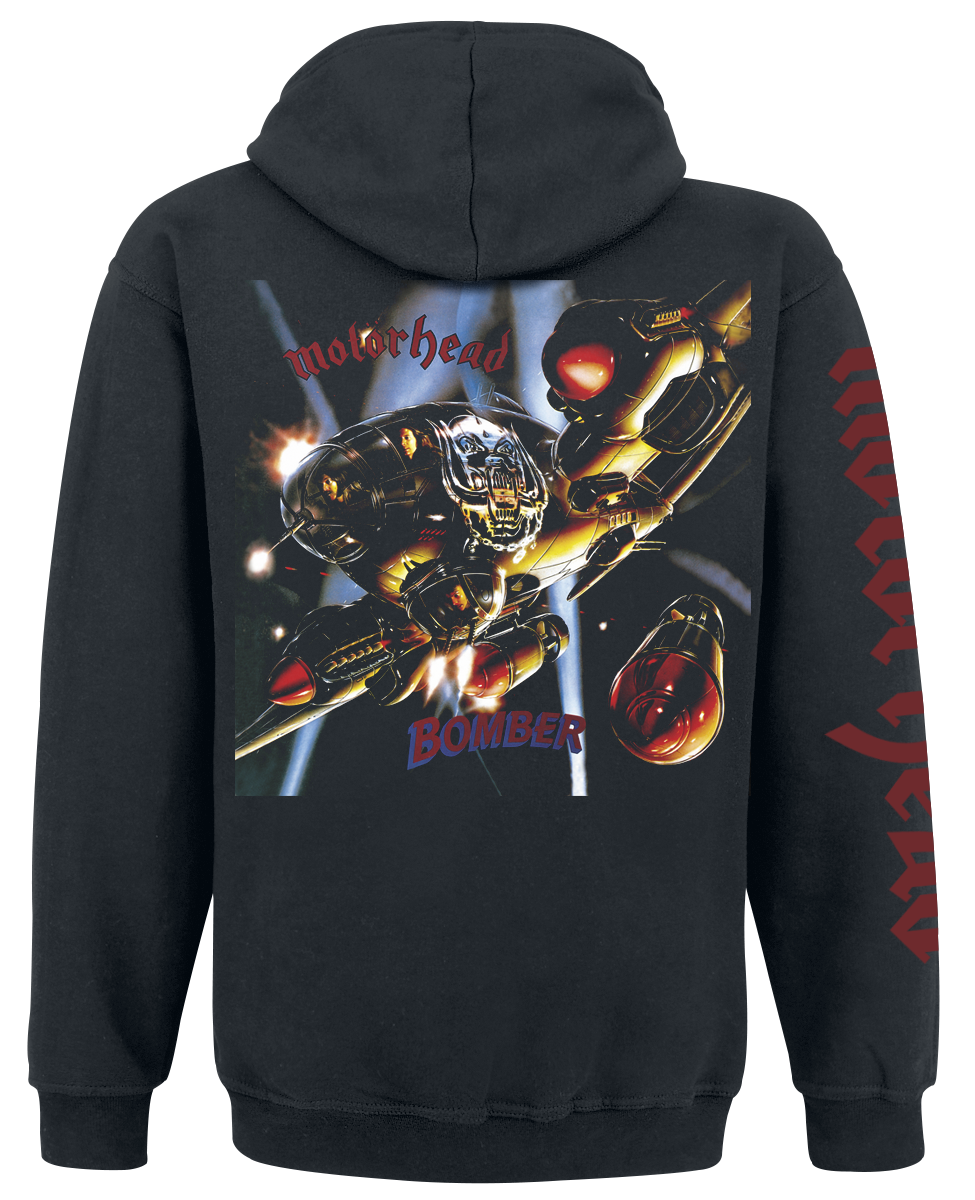 Motörhead Bomber Hoodie black - Image 3