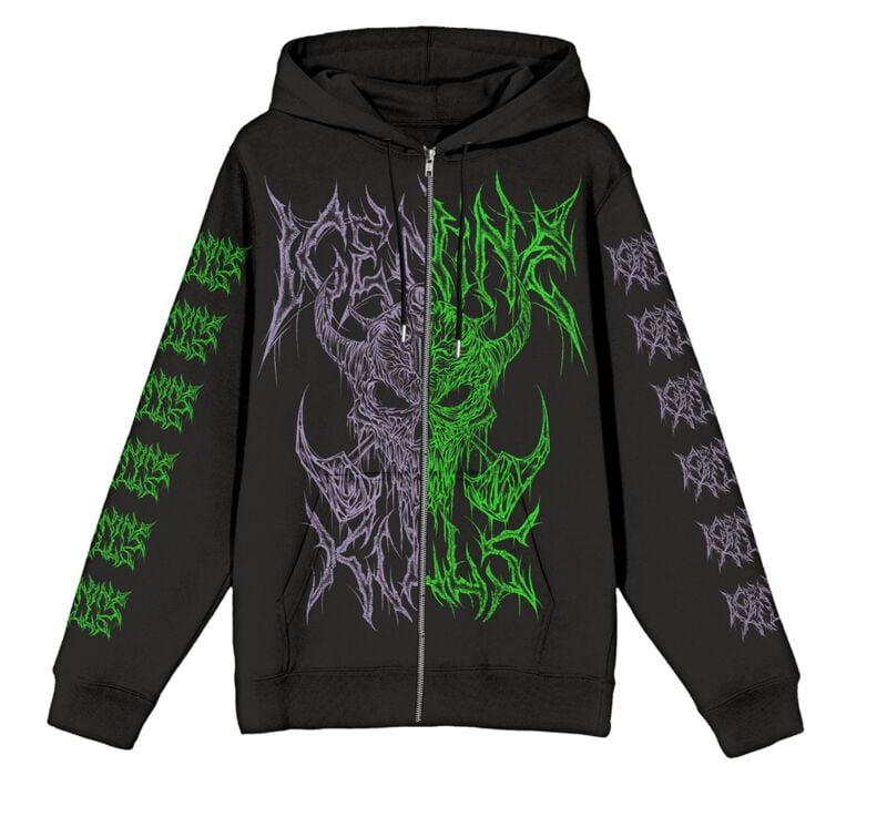 Ice Nine Kills Black Metal Split Hoodie Jacket black - Image 2