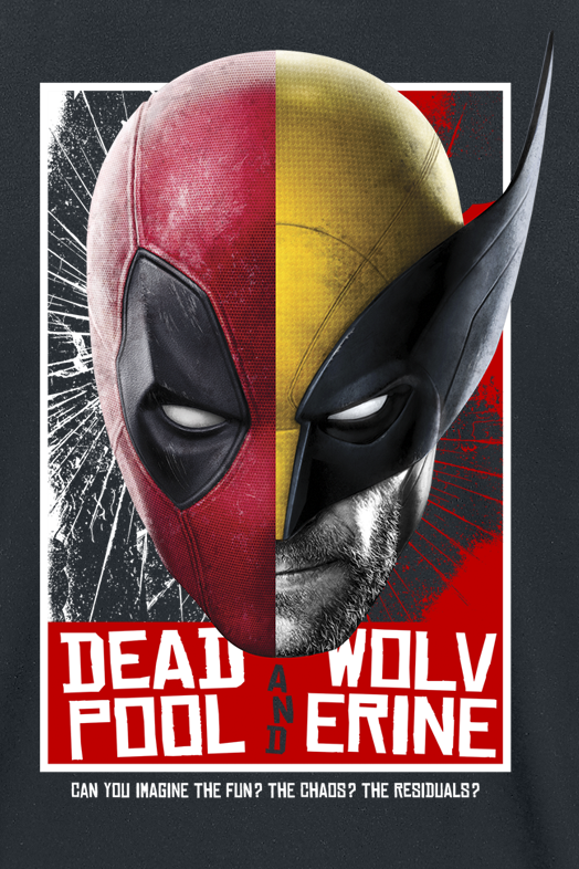 Deadpool Deadpool And Wolverine - Team Up T-Shirt black - Image 3