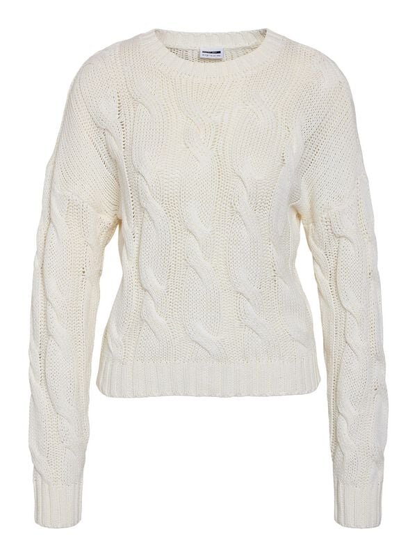 Noisy May NMDARA L/S HIGH NECK KNIT FWD NOOS Knit jumper grey - Image 2