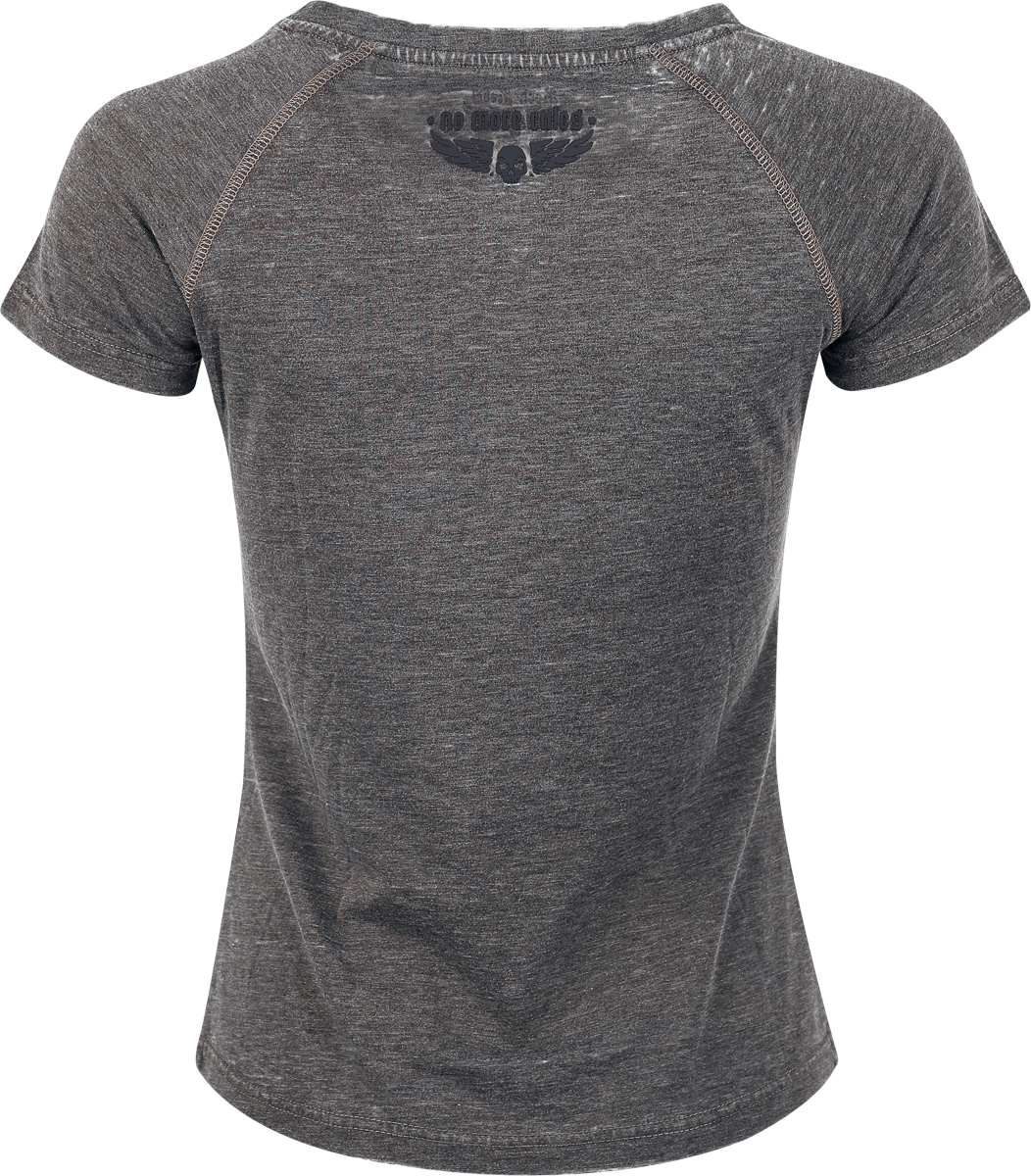 Rock Rebel by EMP Skulls & Details T-Shirt grey - Image 3