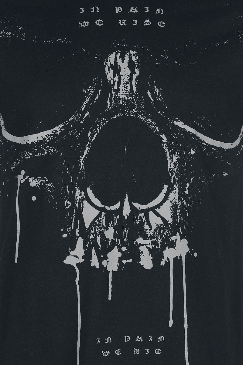 Black Premium by EMP Skull & Roses T-Shirt black - Image 3