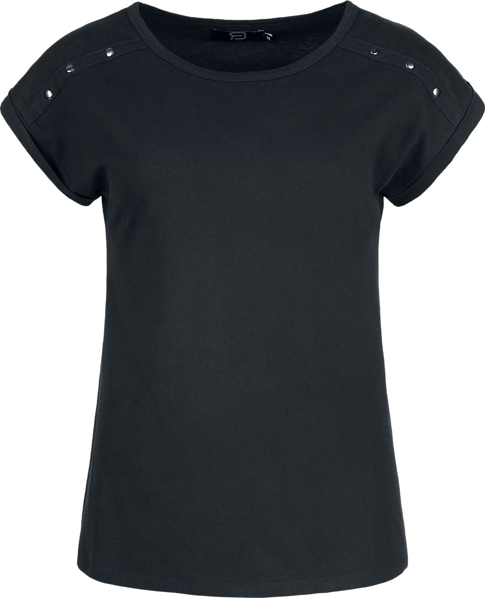 RED by EMP Girls' T-shirt with studs T-Shirt black - Image 2