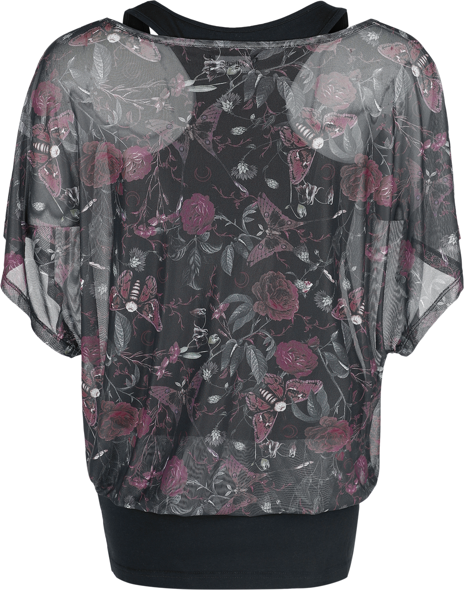 Gothicana by EMP Mystical Woods T-Shirt black - Image 3