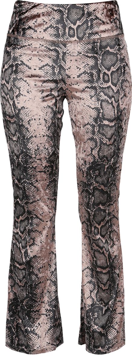 Rock Rebel by EMP Leggings with snakeskin pattern Leggings black brown - Image 2