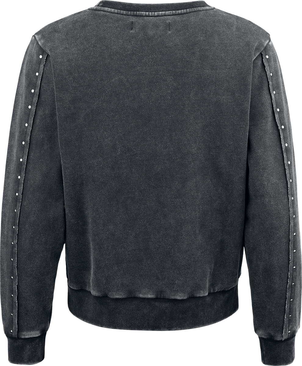 Rock Rebel by EMP Incognito Rebel Sweatshirt grey - Image 3
