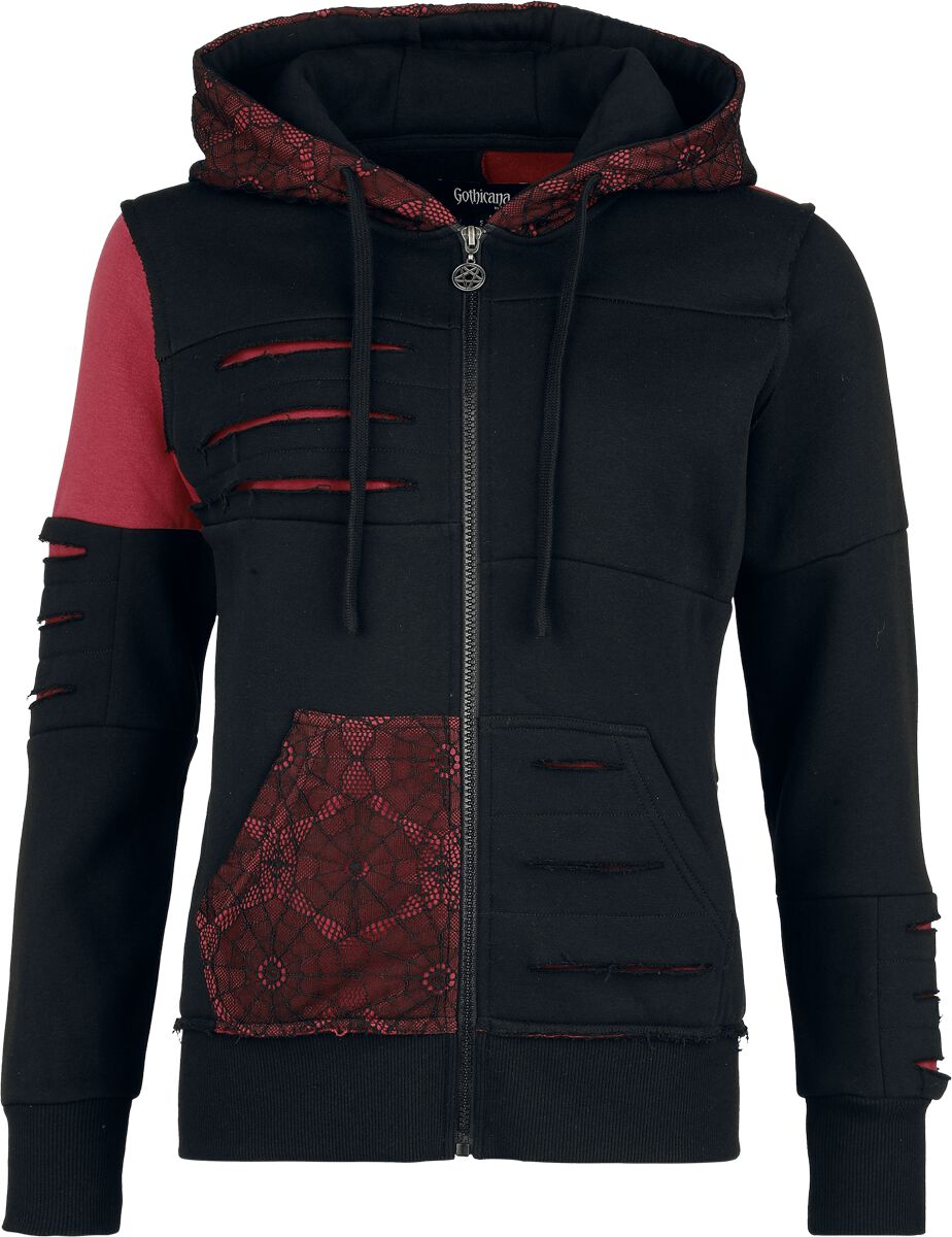 Gothicana by EMP Freaking out loud encore Hoodie Jacket black - Image 2