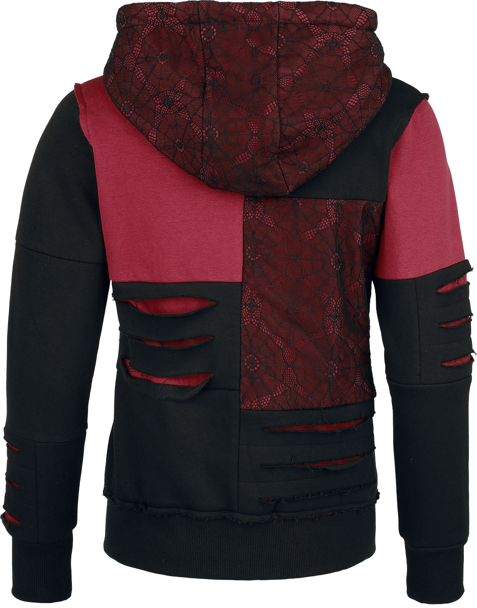 Gothicana by EMP Freaking out loud encore Hoodie Jacket black - Image 3