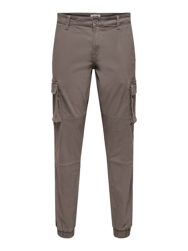 ONLY and SONS ONSCAM STAGE CARGO CUFF LIFE 6687 NOOS Cargo Trousers beige - Image 2