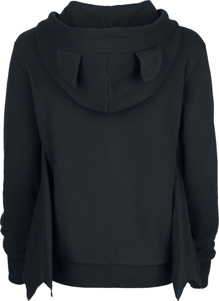 Gothicana by EMP Mystical Woods - Hoodie Jacket with bat wings Hoodie Jacket black - Image 3